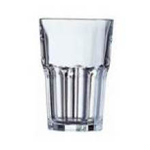 Ясная стеклянная чашка сока с Подгонянной конструкцией (TMGC1605)